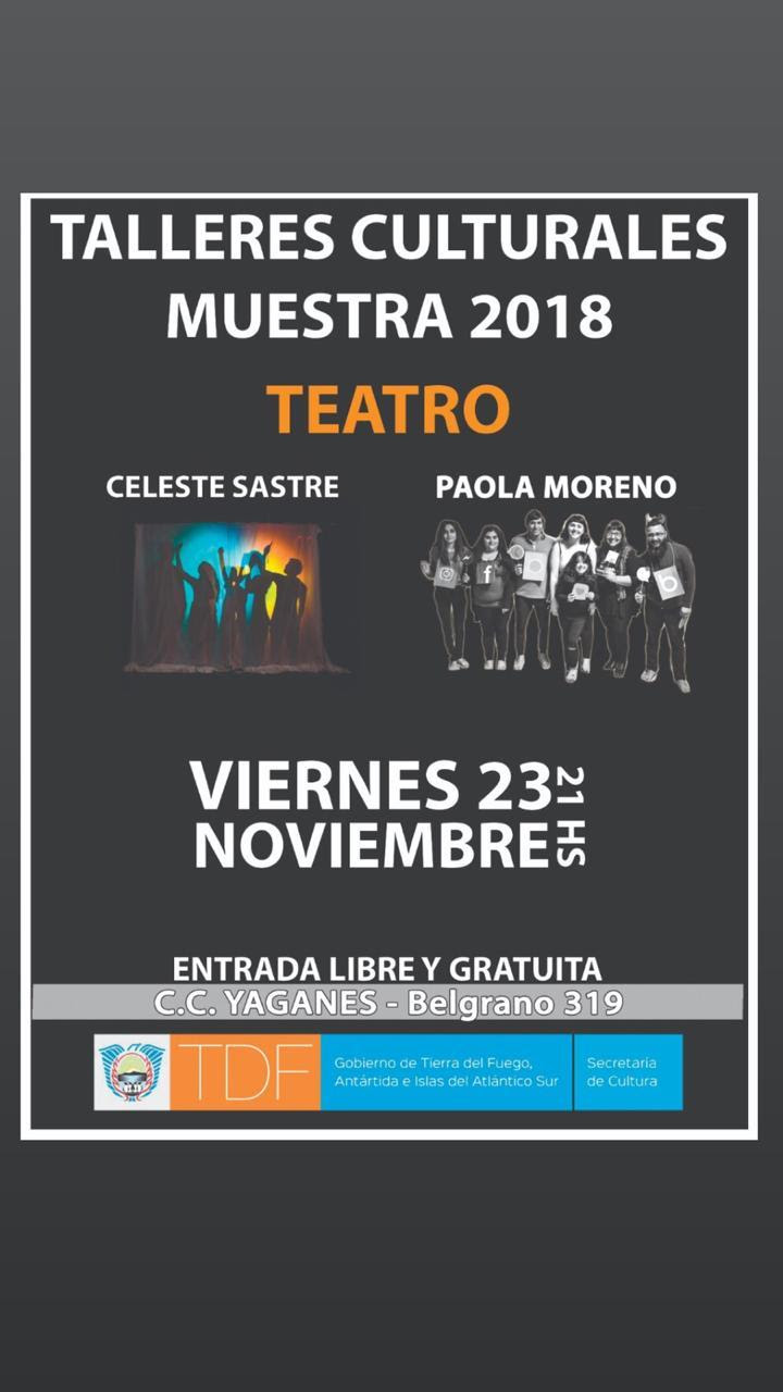 Photo of TALLERES CULTURALES: MUESTRA DE TEATRO 2018