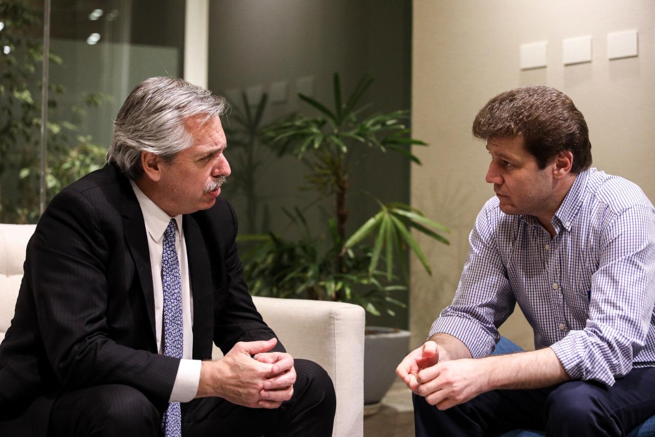 Photo of Gustavo Melella mantuvo un encuentro con Alberto Fernández