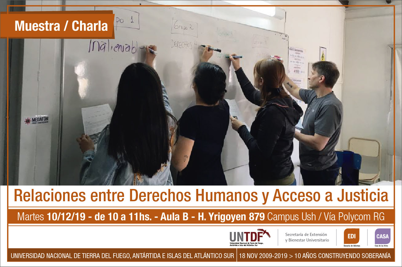 Photo of UNTDF Charla abierta sobre “Relaciones entre Derechos Humanos y acceso a justicia”