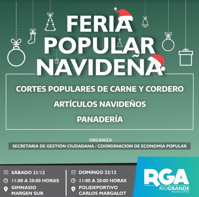 Photo of #RíoGrande se realizara la “FERIA POPULAR NAVIDEÑA”