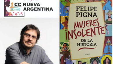 Photo of Felipe Pigna en el Centro Cultural “Nueva Argentina”