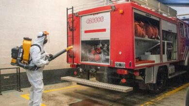 Photo of TRABAJO DE PREVENCIÓN DEL MUNICIPIO DE RÍO GRANDE, SE DESINFECTO LOS CUARTELES DE BOMBEROS DE LA CIUDAD