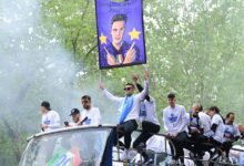 Photo of La fiesta del Inter campeón: la bandera de Lautaro y el exceso de un compañero