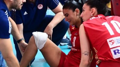 Photo of El dolor de Nizetich: lesión y derrota con el Olympiacos en la final de Grecia