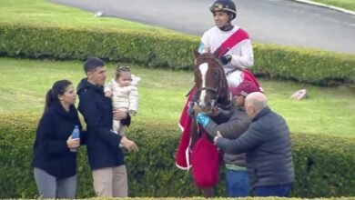 Photo of Video: Nacho Fernández estuvo en el hipódromo para ver ganar a su caballo