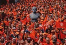 Photo of Video: la «ola naranja» con la que los hinchas de Países Bajos invadieron las calles de Hamburgo