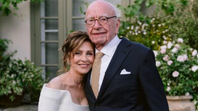 Photo of A los 92 años, el magnate estadounidense Rupert Murdoch se casó por quinta vez