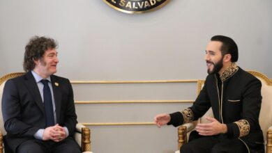 Photo of Nayib Bukele llegó a la Argentina y se reunirá con Javier Milei el lunes