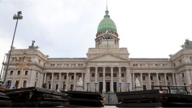 Photo of Fuerte operativo de seguridad en el Congreso por las protestas contra el veto del gobierno de Javier Milei