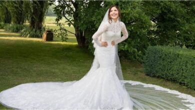 Photo of La esposa de Jeff Bezos posó con su vestido y contó detalles de la lujosa vestimenta