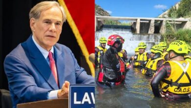 Photo of Los mexicanos le extienden la mano a Greg Abbott: el gesto de los bomberos ante las devastadoras inundaciones