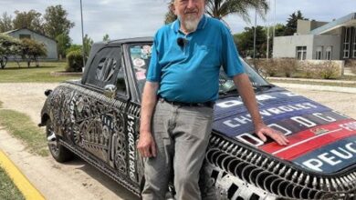 Photo of Cary, el cordobés que creó un auto con mil bujías y se volvió viral