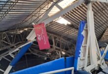 Photo of Se desplomó el techo y una pared de un reconocido club de básquet nacional: no pasó nada de milagro