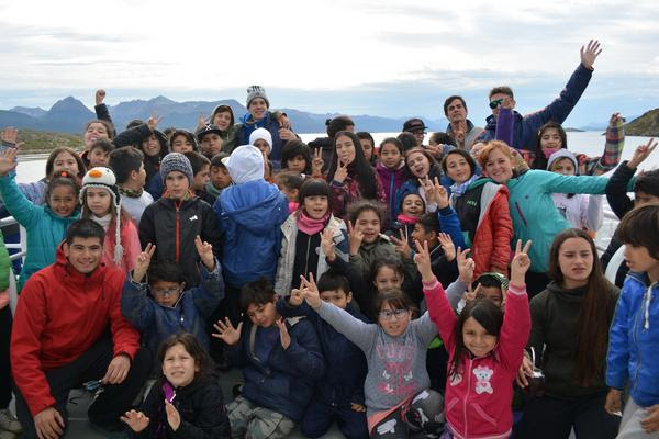 Photo of NIÑOS DE RÍO GRANDE SE ENCUENTRAN DE CAMPAMENTO EN USHUAIA