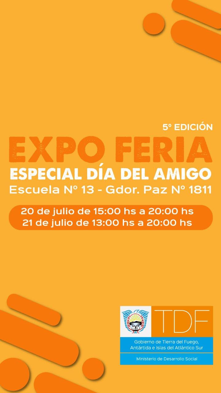 Photo of EXPO FERIA DE LA ECONOMÍA POPULAR “ESPECIAL DIA DEL AMIGO” EN USHUAIA