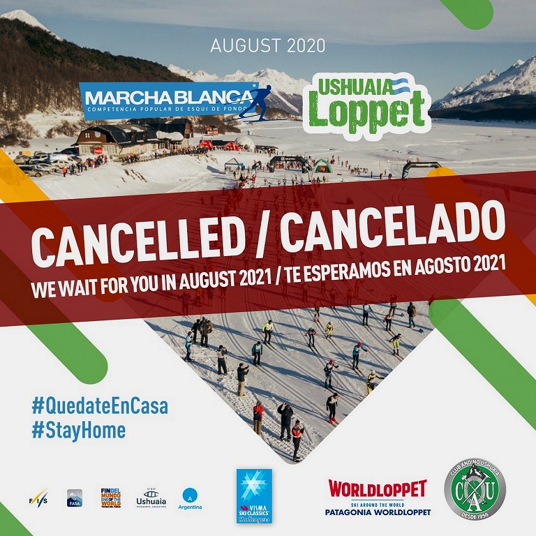 Photo of Se cancela la Ushuaia Loppet – Marchablanca – Argentina 2020