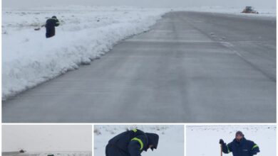 Photo of SE ACTIVA EL PROGRAMA DE CONTROL DE HIELO Y NIEVE EN EL AEROPUERTO DE PERITO MORENO