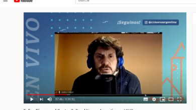 Photo of FELIPE PIGNA EN CHARLA VIRTUAL SOBRE EVA PERÓN POR LAS REDES DEL CCSYP “NUEVA ARGENTINA”