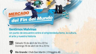 Photo of RÍO GRANDE: ESTE FIN DE SEMANA SE REALIZARÁ EL ‘MERCADO FIN DEL MUNDO. EDICIÓN SENTIMOS MALVINAS’ EN EL CLUB SAN MARTÍN