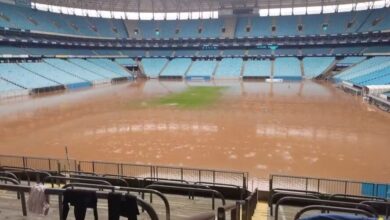 Photo of Afectado por las inundaciones, el estadio de Gremio de Porto Alegre fue invadido y saqueado