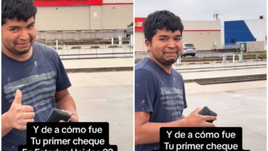 Photo of Es latino, migró a EE.UU. y mostró cuánto recibió en su primer cheque de trabajo en Texas: “Valió la pena”