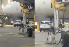 Photo of Viajaban de Cancún a EE.UU. y el avión se incendió tras el aterrizaje: el inquietante video de la evacuación