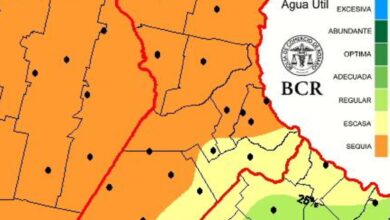 Photo of Cuenta regresiva: llegó al 64% el área con sequía en la principal región agrícola del país