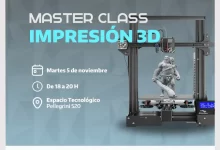 Photo of Se realizará una masterclass gratuita de impresión 3D en el Espacio Tecnológico