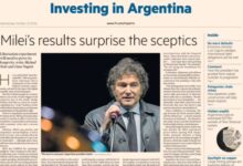 Photo of Financial Times le volvió a dedicar un artículo a Milei a 11 meses de gobierno