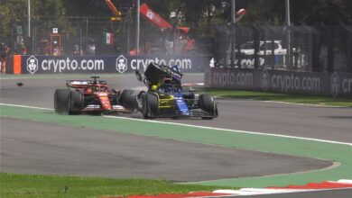 Photo of El espectacular accidente de Alex Albon, compañero de Franco Colapinto, en el GP de México