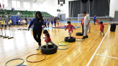 Photo of Los más chiquitos animaron el tercer encuentro del año de Educación Física Infantil (EFI)