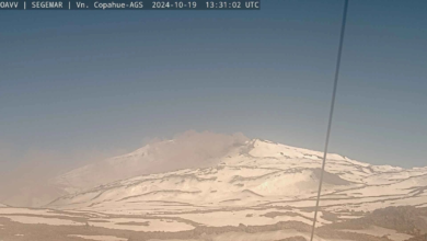 Photo of Volcán Copahue: detectan actividad con emisión de cenizas volcánicas