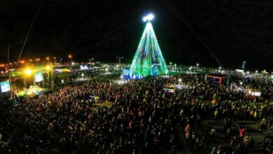 Photo of Encendido del arbolito: Los Palmeras llegan a Río Grande