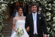 Photo of En fotos. Todos los invitados a la boda de Taina Laurino y Georgie Neuss en la Basílica del Santísimo Sacramento