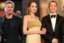 Photo of La reacción de Brad Pitt tras ver a Angelina Jolie posando junto a su hijo Knox en una alfombra roja: “Cuestiona su motivación”