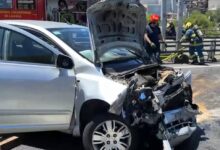 Photo of Caos de tránsito en la autopista 9 de Julio Sur por un choque a la altura de Barracas