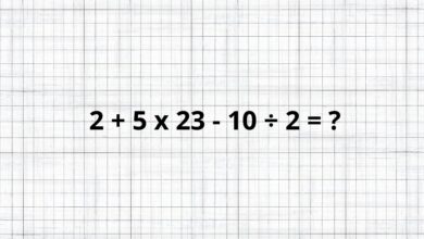 Photo of El desafío matemático solo apto para genios: ¿cuánto es 2+5×23-10÷2?