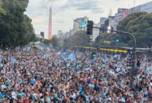 Photo of Impresionante recibimiento a Racing en el Obelisco tras la consagración en la Copa Sudamericana