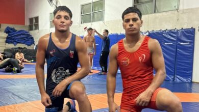 Photo of Los luchadores de Rawson, Ariel Proboste y Alexis Verón se preparan para competir en Bulgaria