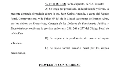 Photo of Marcha de jubilados: la denuncia de Bullrich contra la jueza que liberó a los detenidos