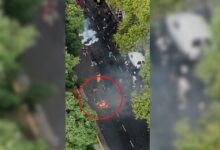 Photo of Un dron registró el momento en el que Pablo Grillo fue herido por un cartucho de gas lacrimógeno