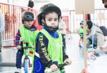 Photo of Exitosa jornada de Biciescuelas en el Polideportivo Malvinas Argentinas