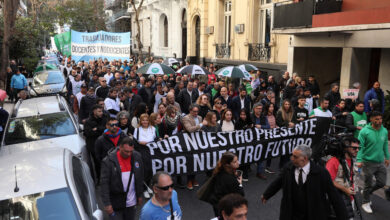 Photo of La UBA salió a la calle en contra del ajuste de Milei