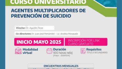 Photo of Municipio de Río Grande, UNLP y APSA lanzan para toda la provincia el curso universitario “Agentes multiplicadores de prevención del suicidio”
