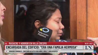 Photo of Horror en Villa Crespo | Habló la encargada del edificio donde vivían las víctimas: “Era una familia hermosa”