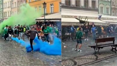 Photo of Hinchas del Betis y Chelsea tuvieron una batalla campal, antes de la final de la Conference League