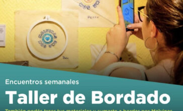 Photo of LLEVARÁ ADELANTE EL “TALLER DE BORDADO” EN LA ANTIGUA CASA BEBAN