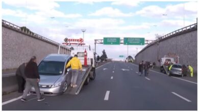 Photo of Choque múltiple en la General Paz: cuatro autos destrozados y una embarazada herida