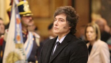 Photo of Javier Milei no se puso la escarapela argentina para asistir al Tedeum por el 25 de Mayo