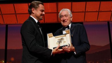 Photo of Robert De Niro recibió la Palma de Oro honorífica de manos de Leonardo Di Caprio en la apertura del Festival de Cannes